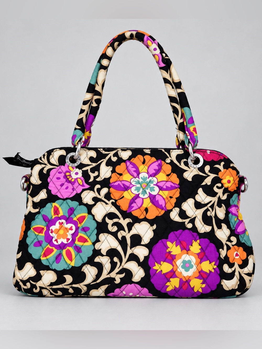 Vera Bradley Suzani Satchel Bag Shoulder Purse Retired Bohemian Quilted